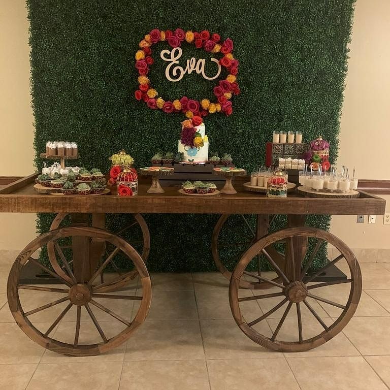 Rustic Dessert Cart