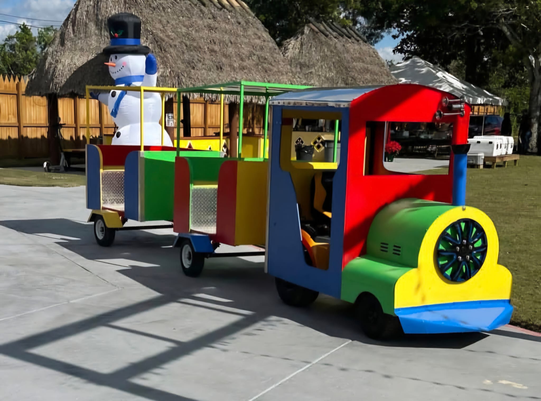 Party Train available for rent from Adventure Fifi Party Rental